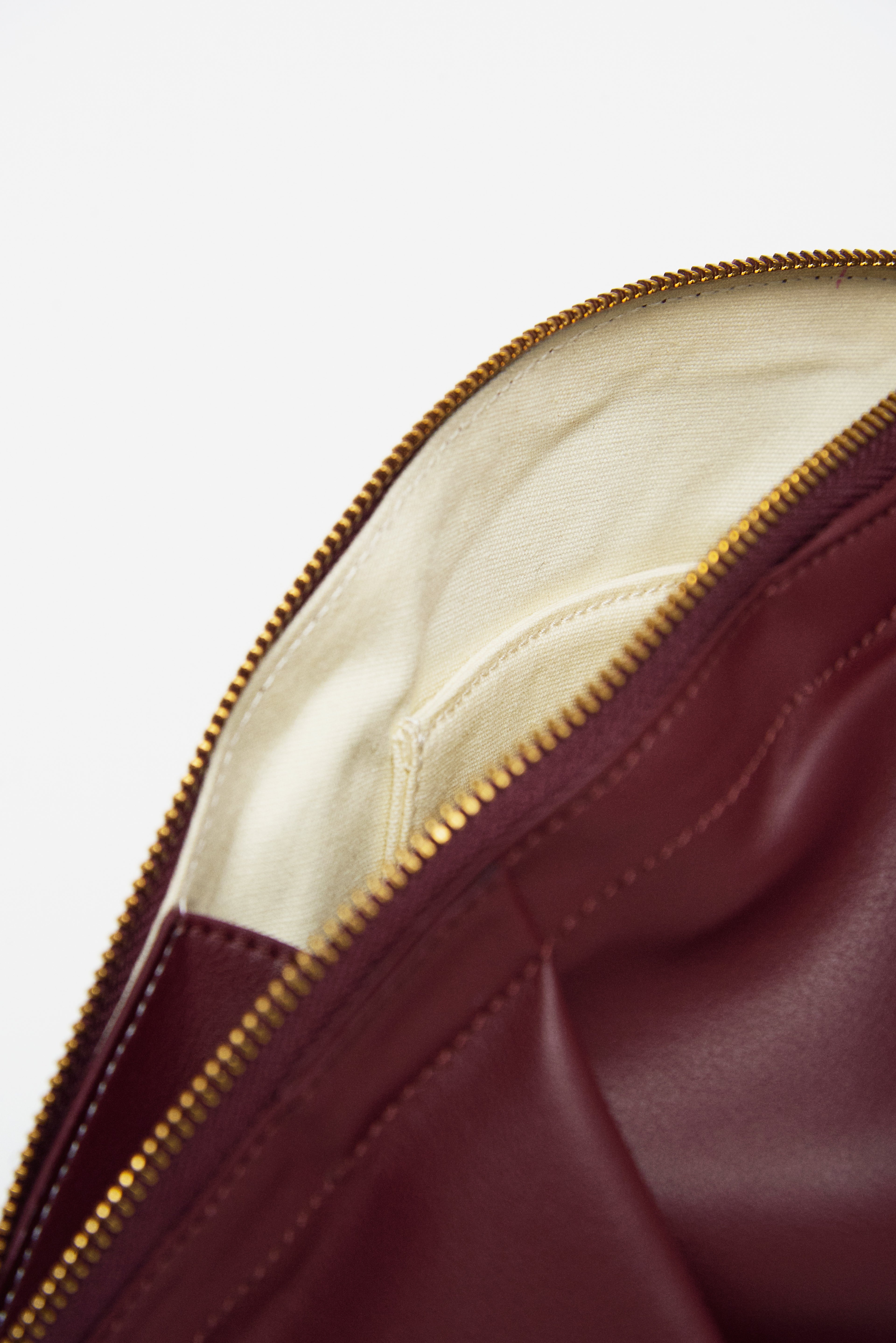 Bolso de Gyoza Grande Burdeos
