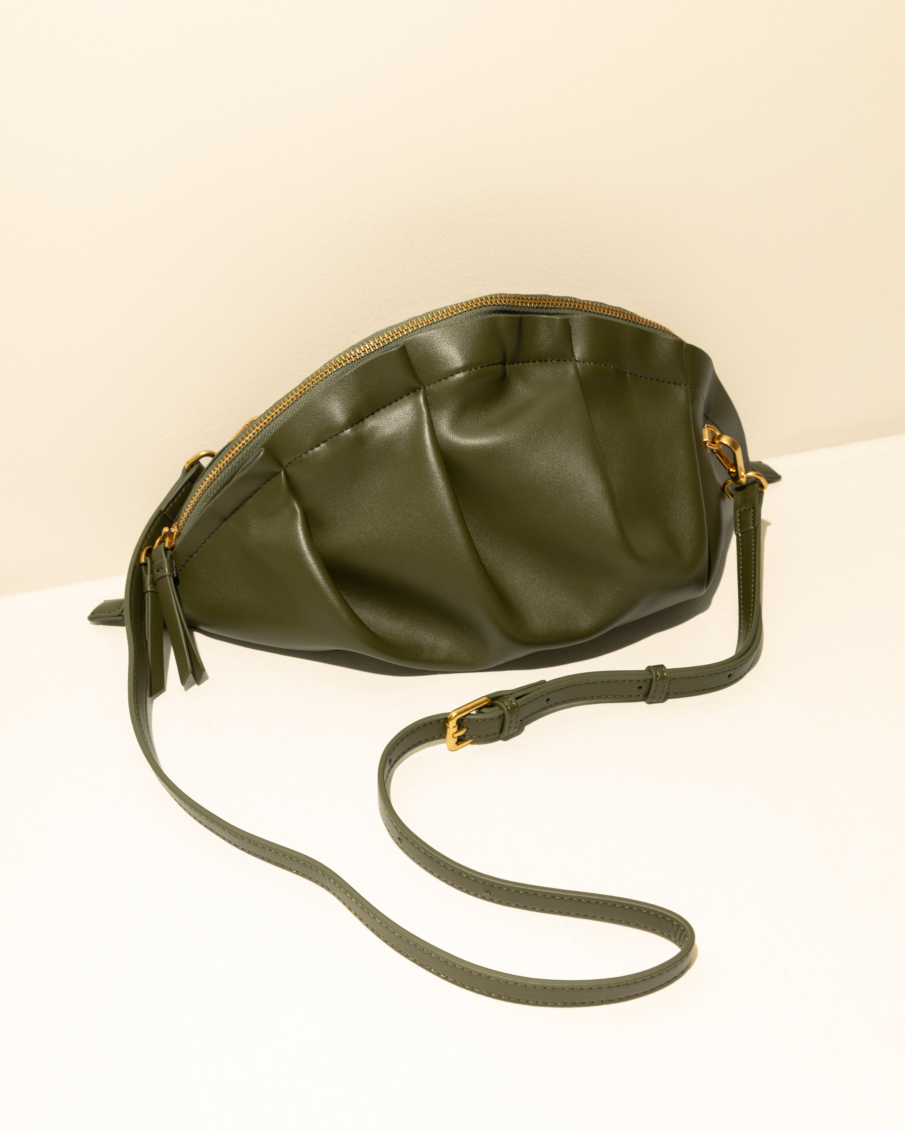 Bolso de Gyoza Grande Kaki