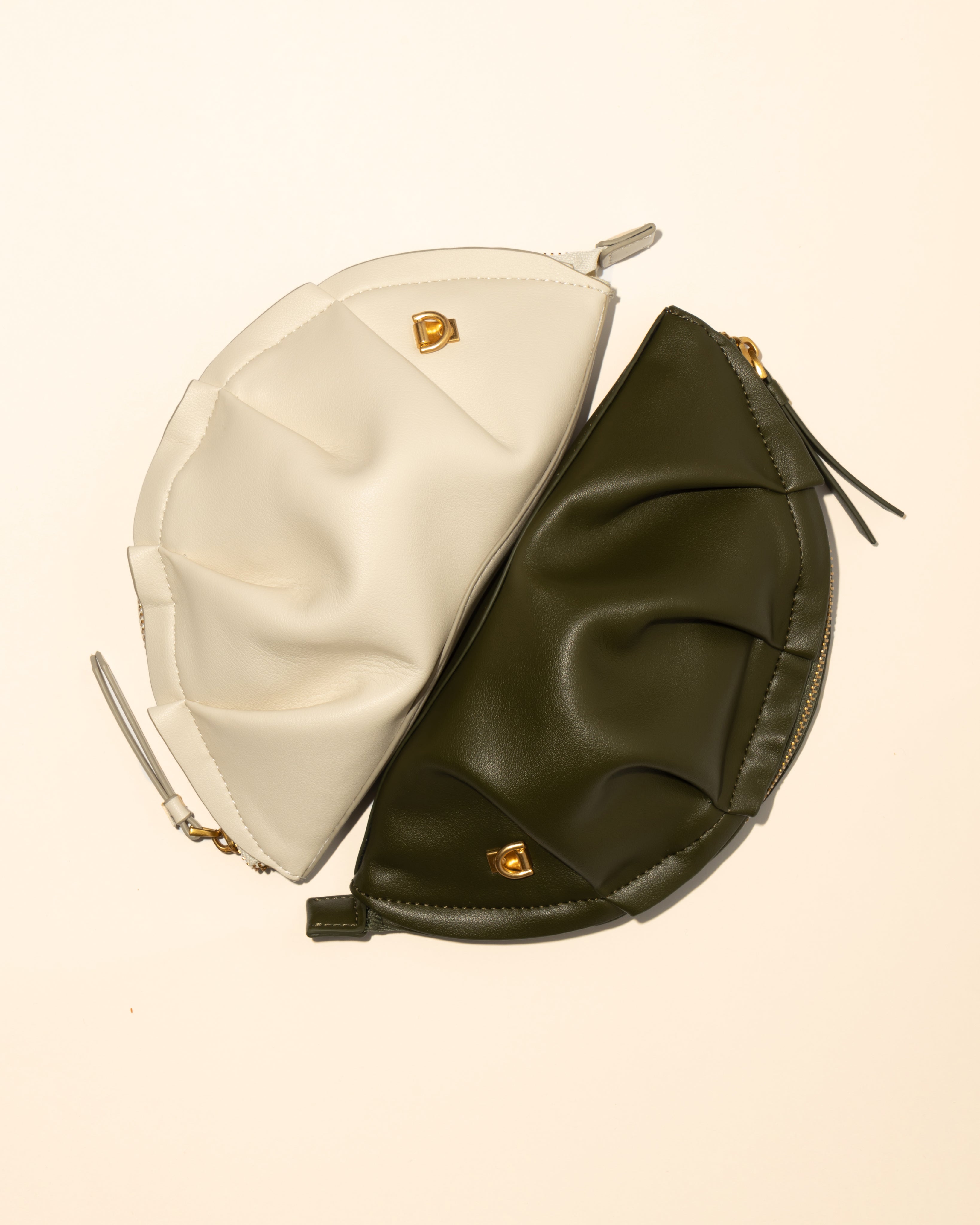 Bolso de Gyoza Mini Marfil