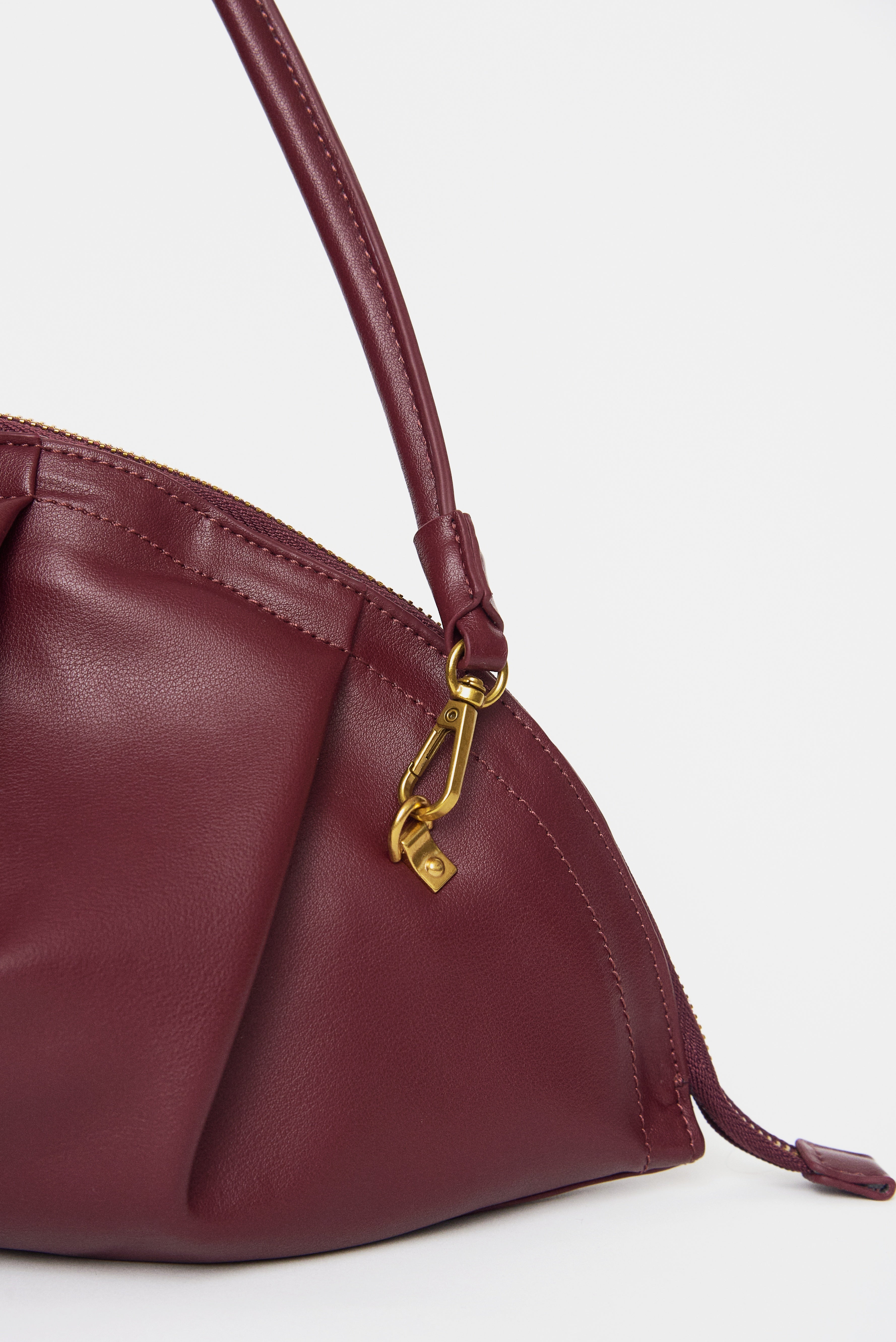 Bolso de Gyoza Grande Burdeos