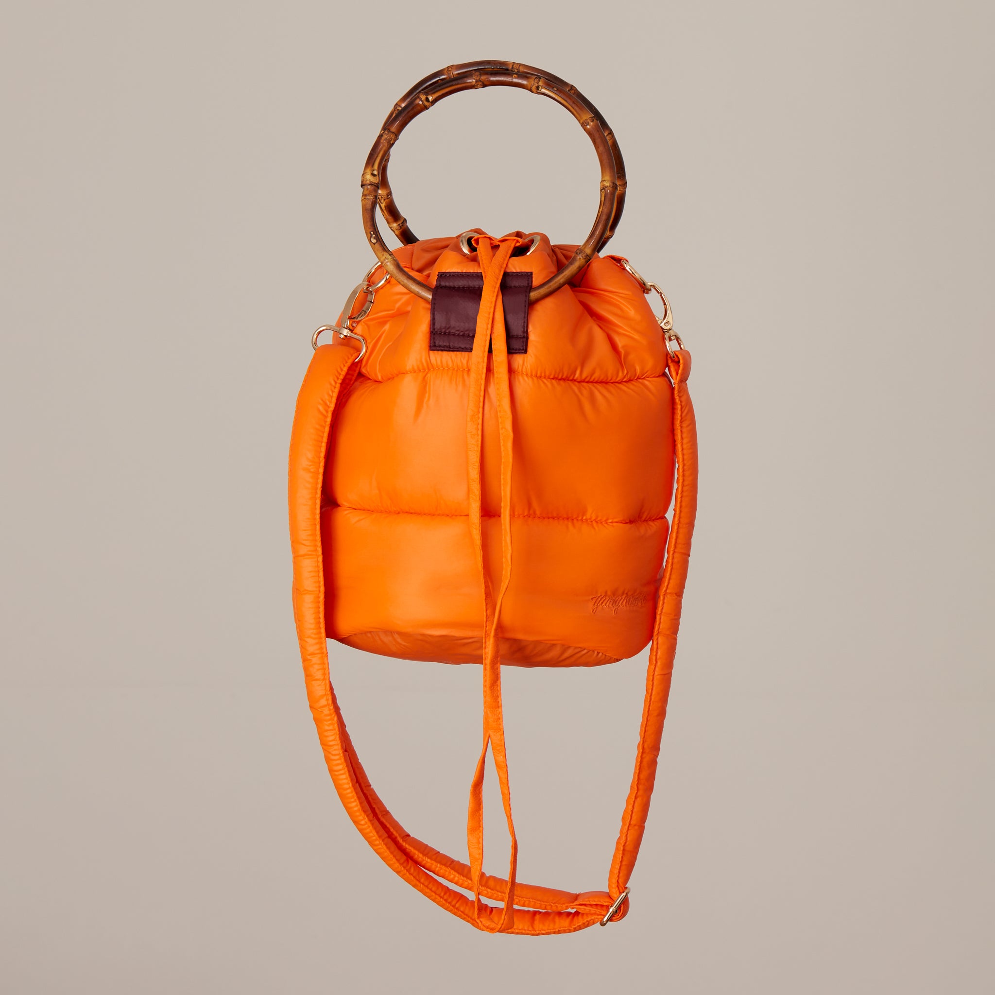 Nara bolso bombonera acolchado rosa