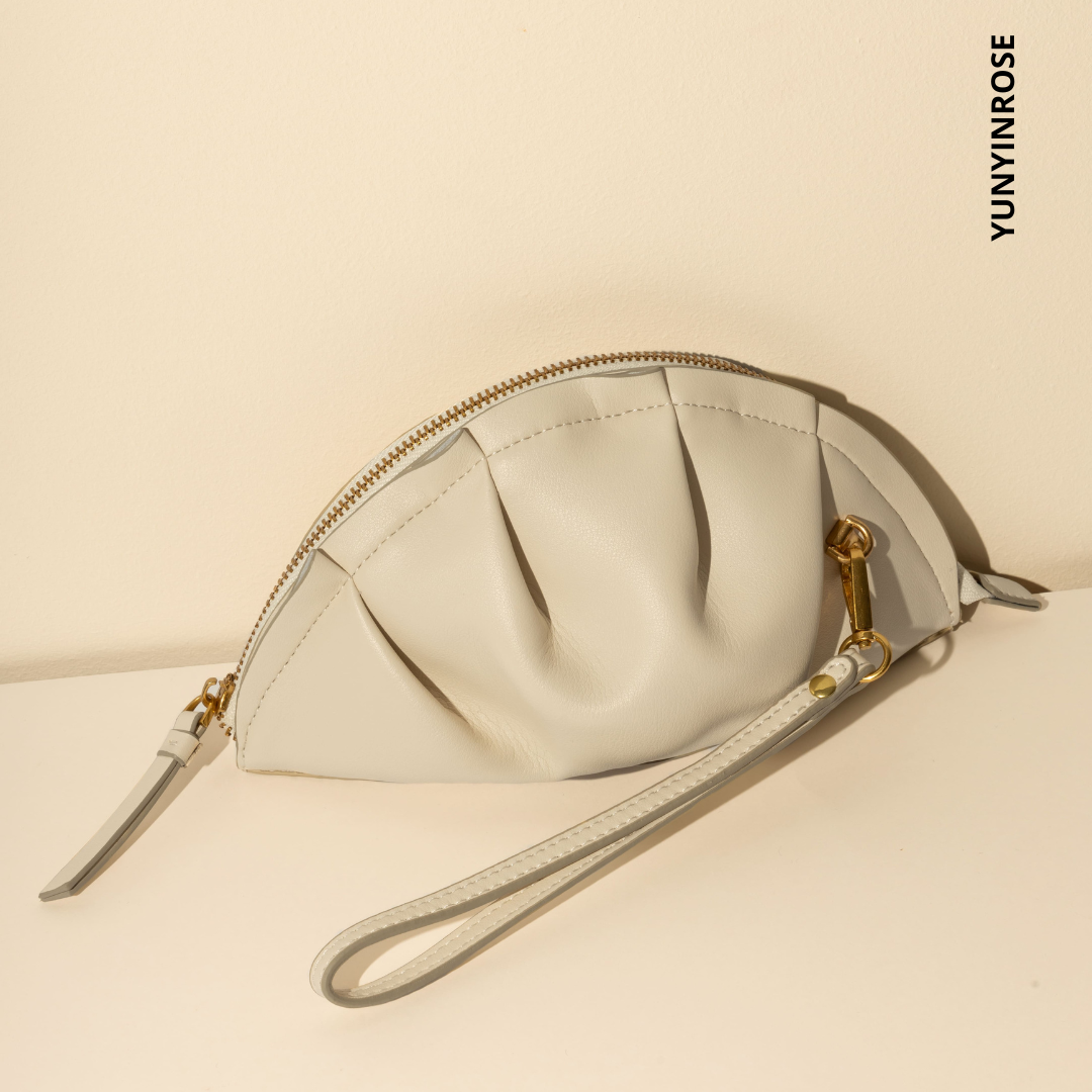Bolso de Gyoza Mini Marfil