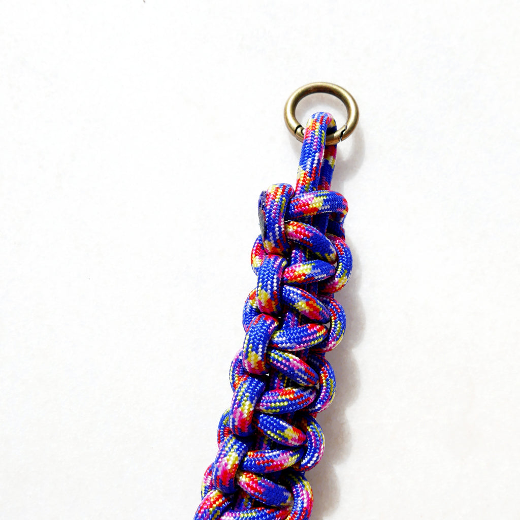 Correa Trenzada Multicolor azul
