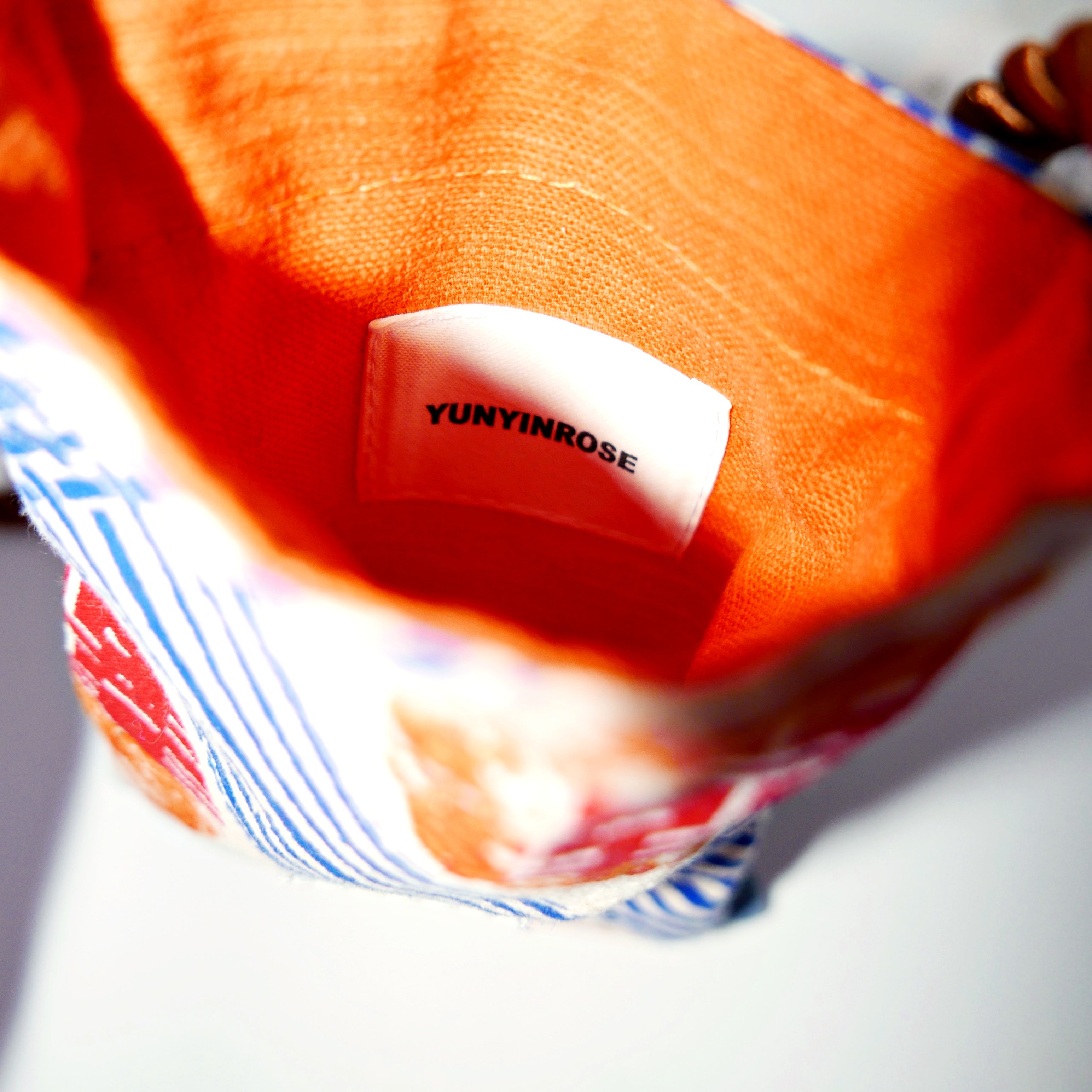 Yunyinrose funda de móvil algodón estampado oriental